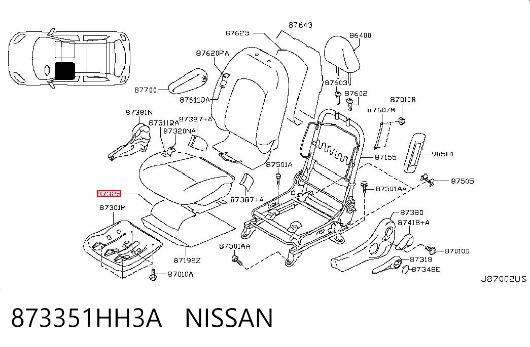 873351HH3A Nissan/Infiniti
