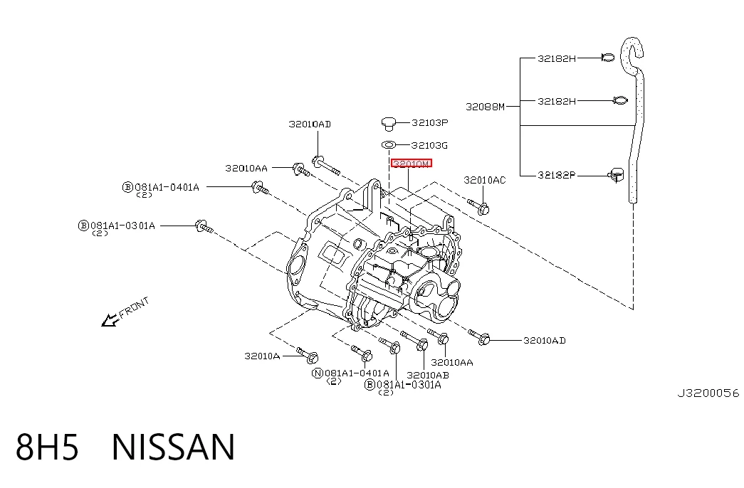 8H5 Nissan/Infiniti МКПП