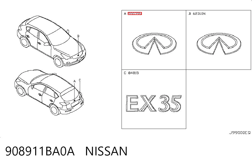 908911BA0A Nissan/Infiniti