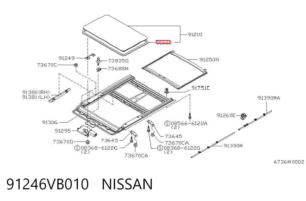 91246VB010 Nissan/Infiniti