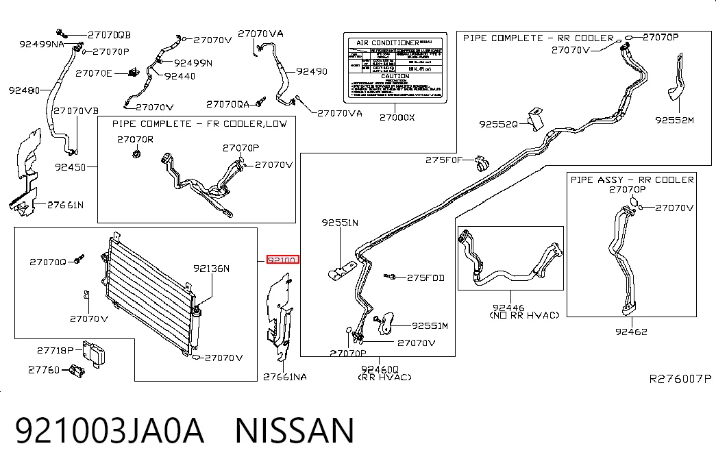 921003JA0A Nissan/Infiniti Конденсатор