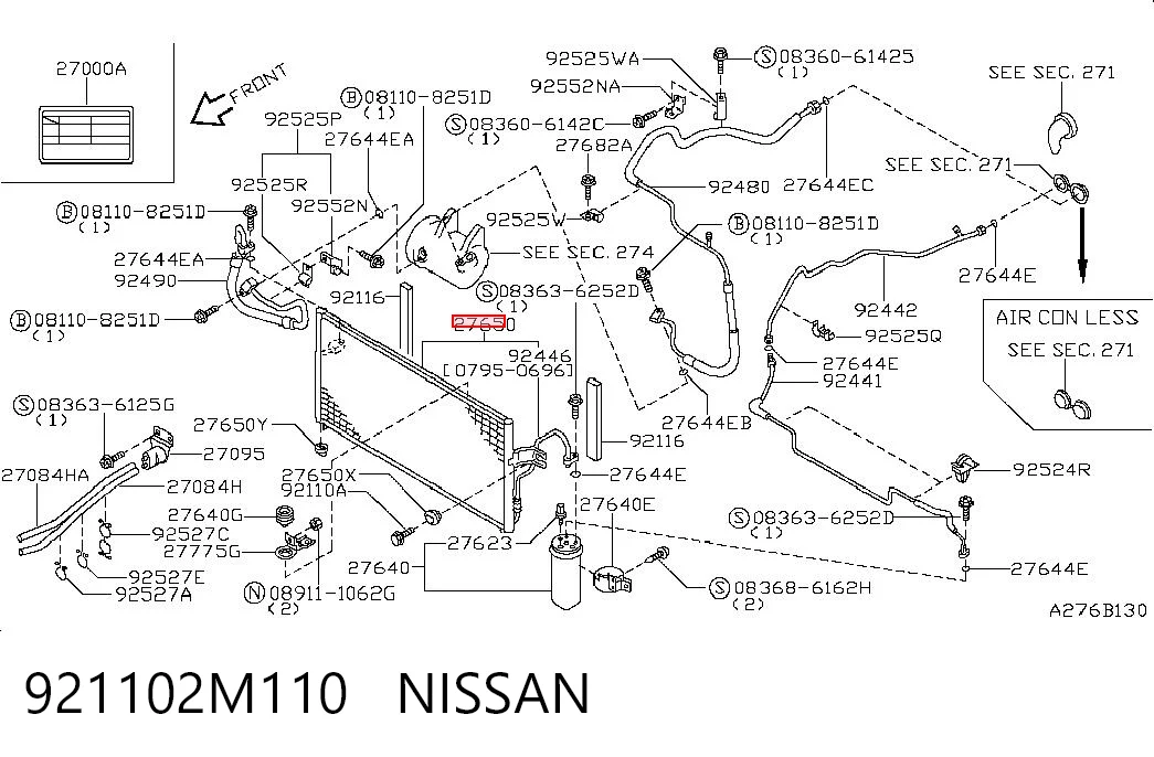 921102M110 Nissan/Infiniti