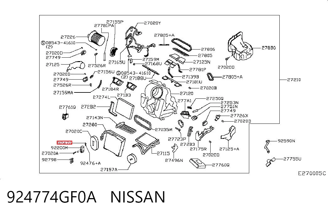 924774GF0A Nissan/Infiniti