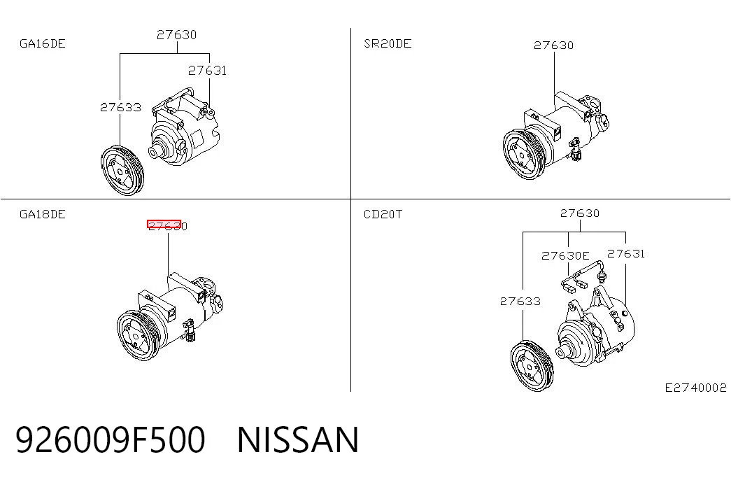 Купити 50525926 Fiat/Alfa/Lancia Компресор кліматичної установки