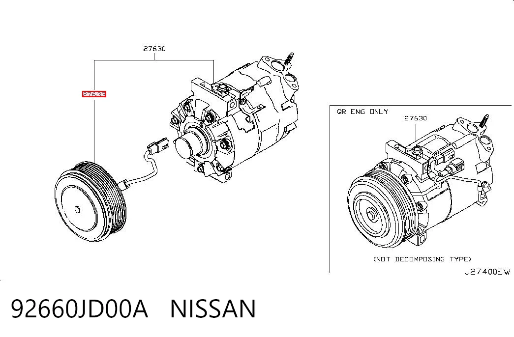 92660JD00A Nissan/Infiniti