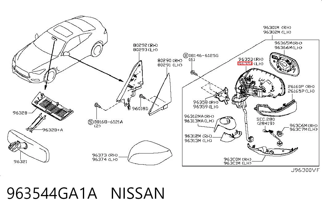 963544GA1A Nissan/Infiniti
