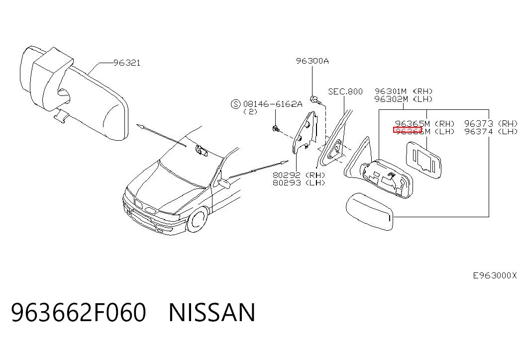 963662F060 Nissan/Infiniti