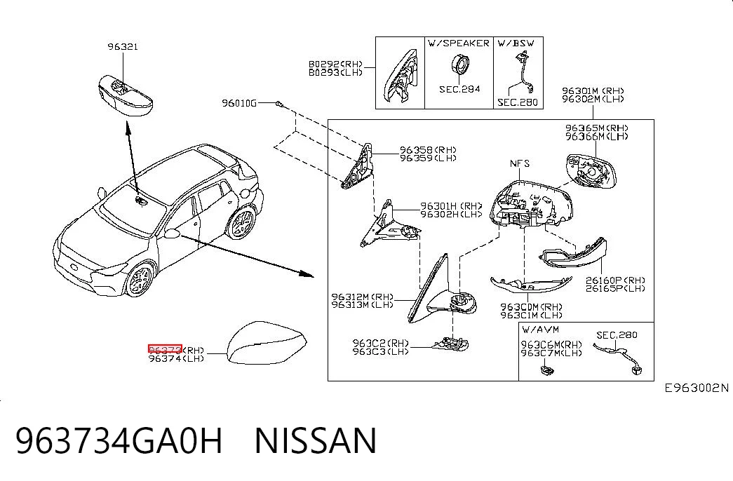 963734GA0H Nissan/Infiniti 