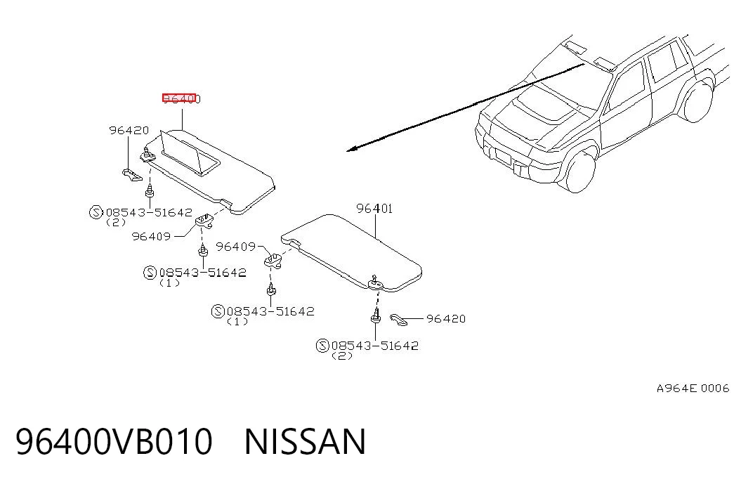 96400VB010 Nissan/Infiniti