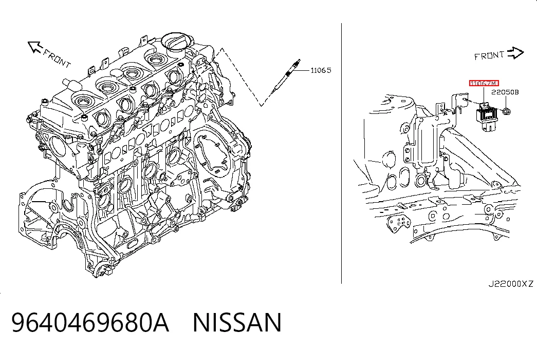 9640469680A Renault (RVI) Реле свічок накалу