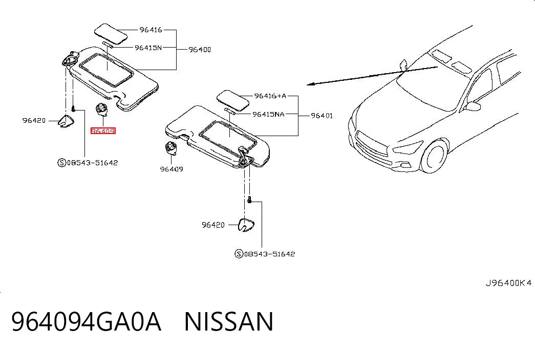 964094GA0A Nissan/Infiniti 