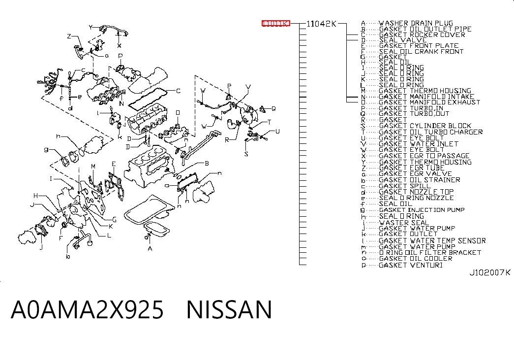 A0AMA2X925 Nissan/Infiniti