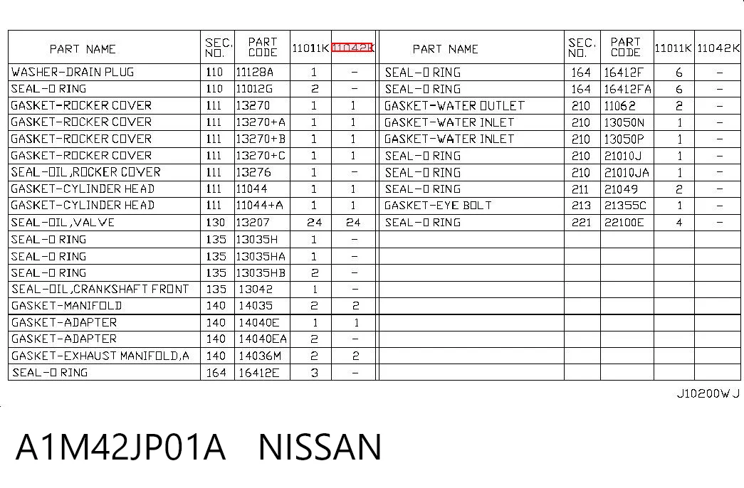 A1M42JP01A Nissan/Infiniti