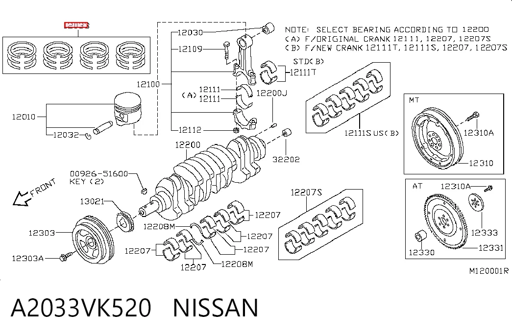 Поршні і шатуни Riken 23265STD ціна, від 28.40 USD