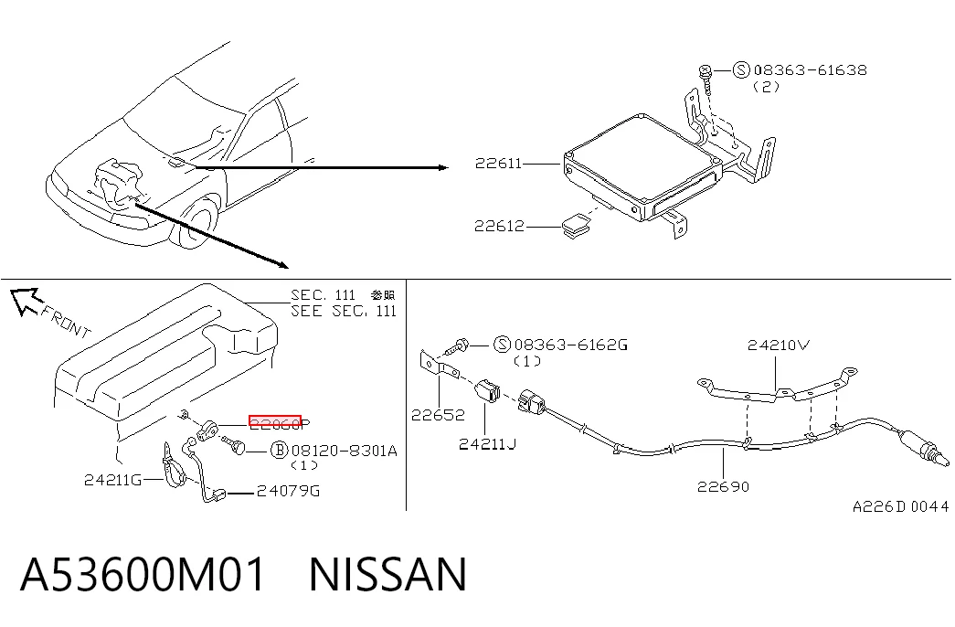 Датчик самозаймання Nissan Pathfinder 