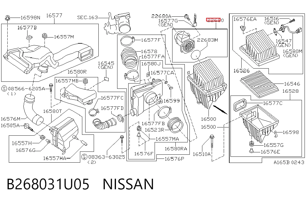 ДМРВ TQ40005 Tqparts