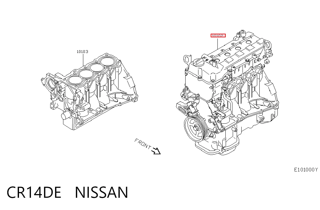 Мотор в зборі на Nissan Micra  K11