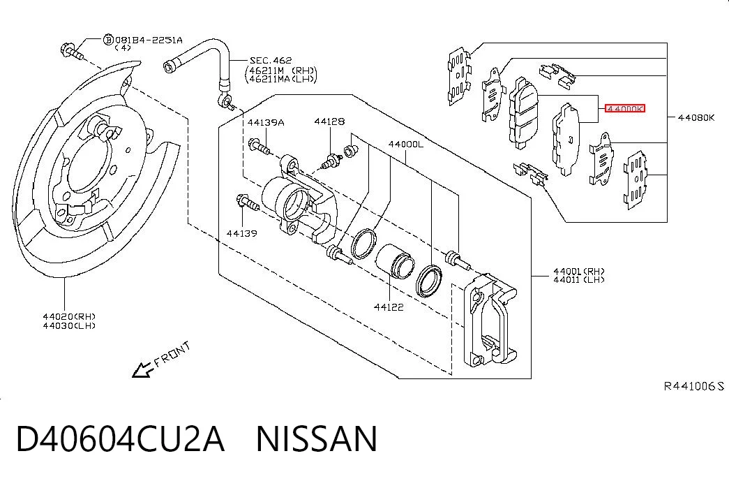 D40604CU2A Nissan/Infiniti 