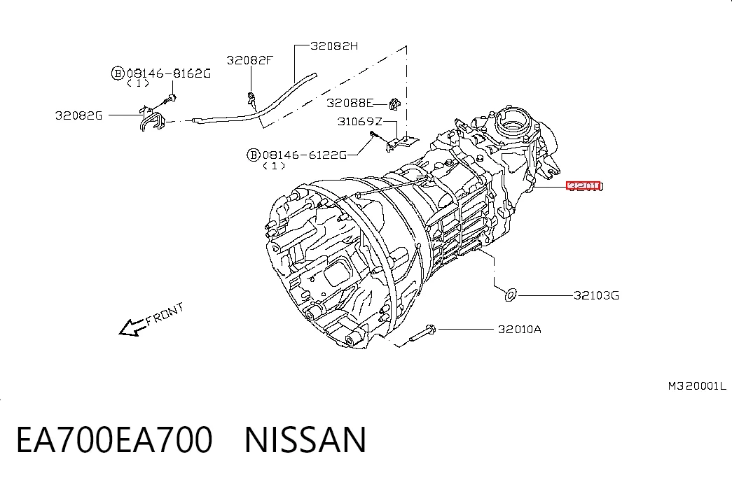  Коробка передач Nissan Navara 