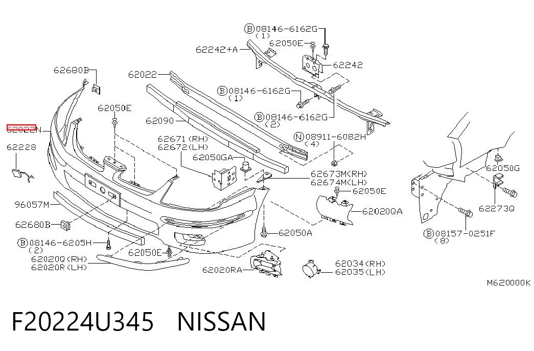 F20224U345 Nissan/Infiniti