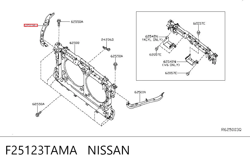 F25123TAMA Nissan/Infiniti 