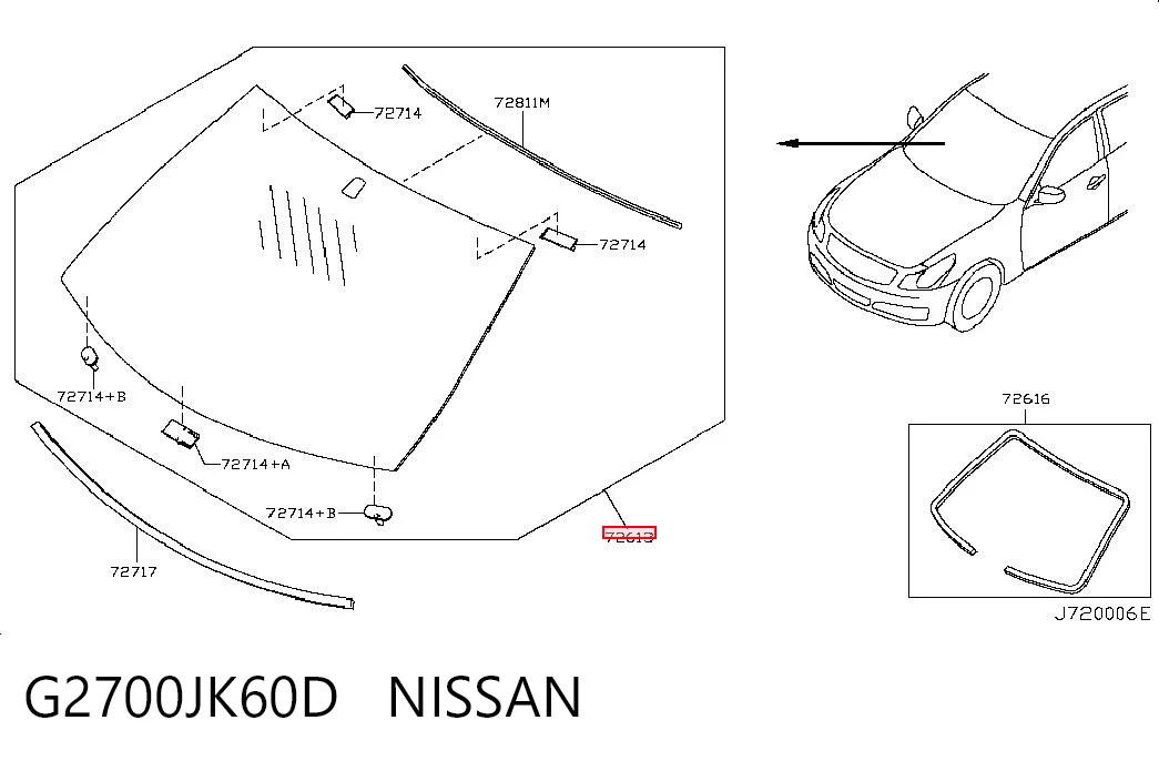 Лобове скло AB66655A XYG