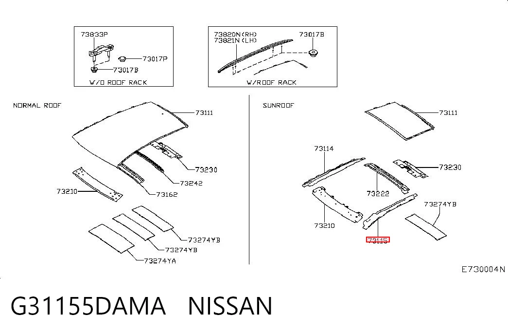 G31155DAMA Nissan/Infiniti
