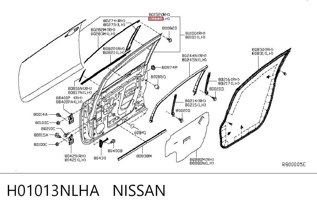 Дверь передня ліва на Nissan LEAF I ZE0