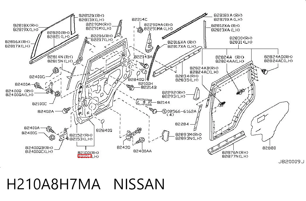 Двері пасажирськи задні ліві на Nissan X-Trail  T30
