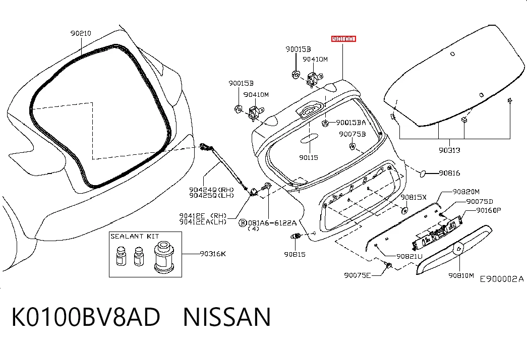 Треті двері на Nissan JUKE NMUK F15E