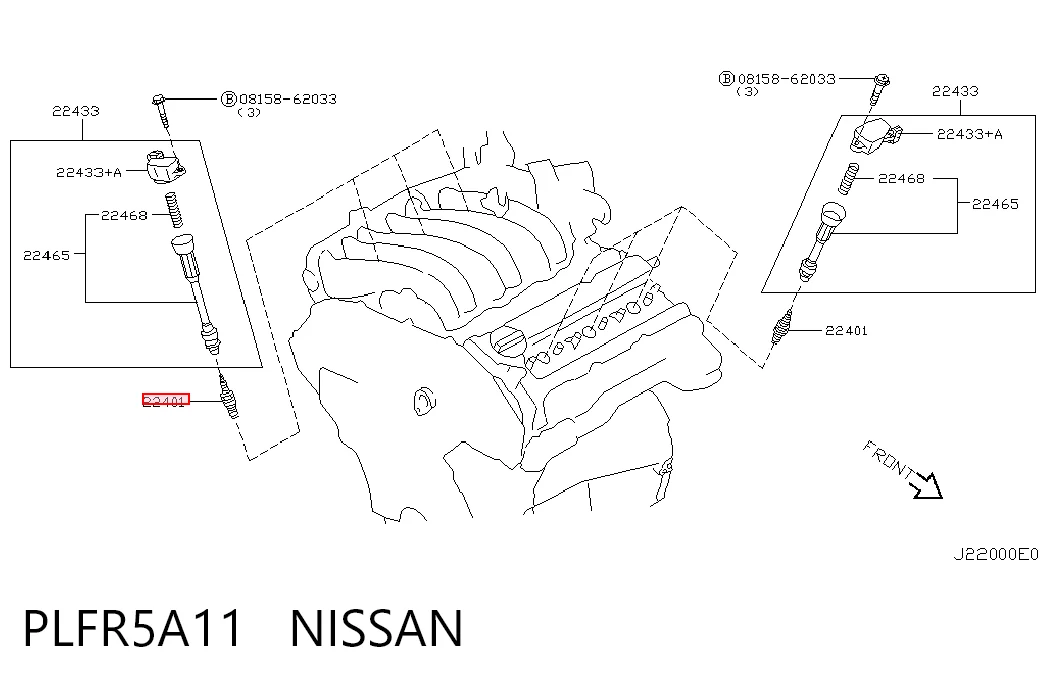 PLFR5A11 Nissan/Infiniti Свіча запалювання