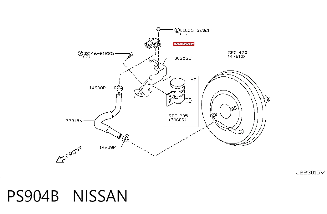  МАП Сенсор Nissan Qashqai 2