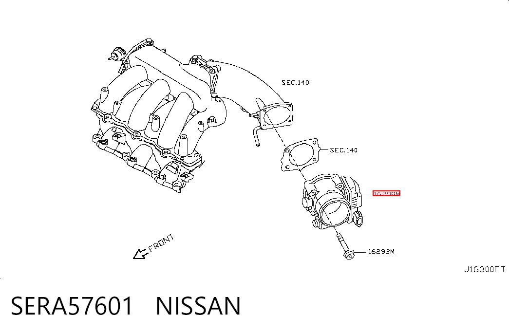 Блок дросельної заслінки Nissan Primera седан (P12) (2002 - 2008) ціна, від 50.68 USD