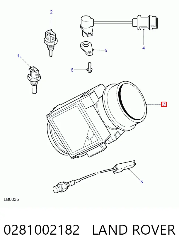281002182 Bosch Датчик витрати повітря