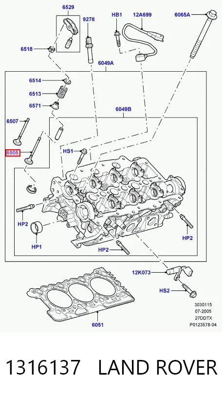 Вихлопний клапан Jaguar JD61428 ціна, від 12.79 USD