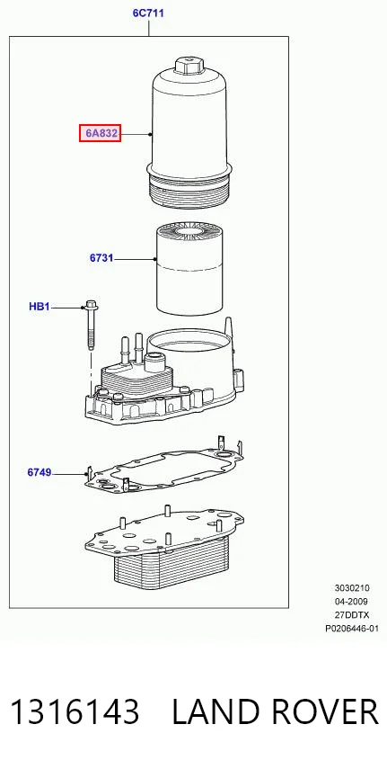 1316143 Land Rover 