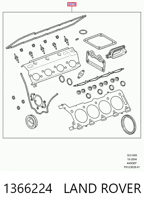 1366224 Land Rover Набір прокладок двигуна