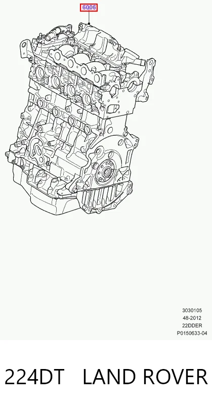 Мотор в зборі на Land Rover Freelander II L359
