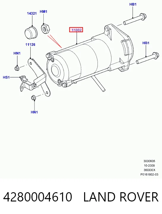 Стартер автомобільний Britpart LR032541