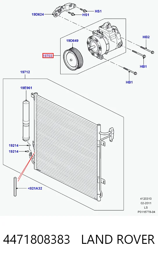 Компресор системи кондиціювання Denso LR014064 ціна, від 152.03 USD