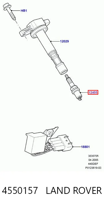 Свічки автомобільні Rover LRO05253 ціна, від 13.80 USD