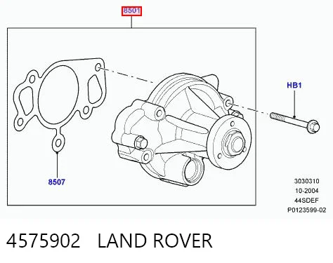 Помпа охолодження Ford 1W9Z8501BA ціна, від 54.61 USD