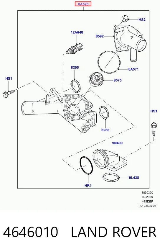 Кожух термостата AND 42121020 ціна, від 69.45 USD