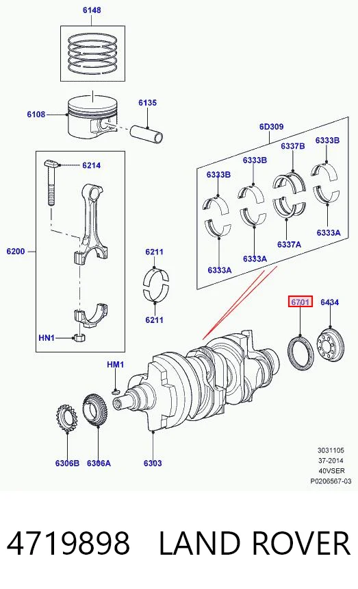 Сальник колінвала двигуна, задній BGA OS4341 ціна, від 9.31 USD