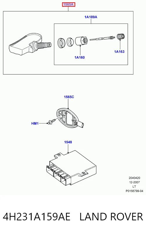 Датчик шин на Land Rover Range Rover SPORT I L320