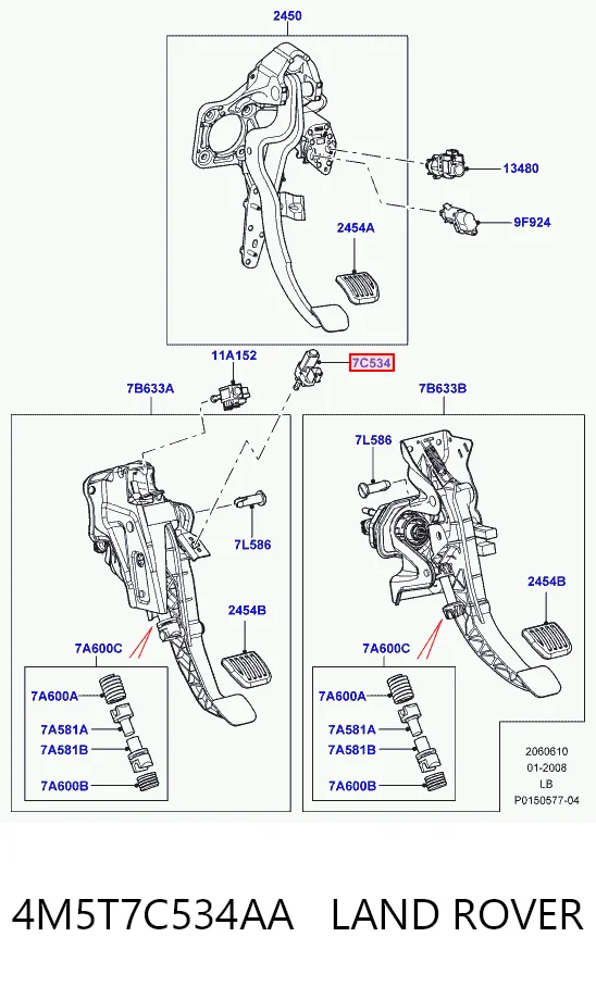 BS1A6649Y Mazda Датчик включення зчеплення