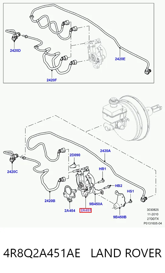 4R8Q2A451AF Ford Насос вакуумний