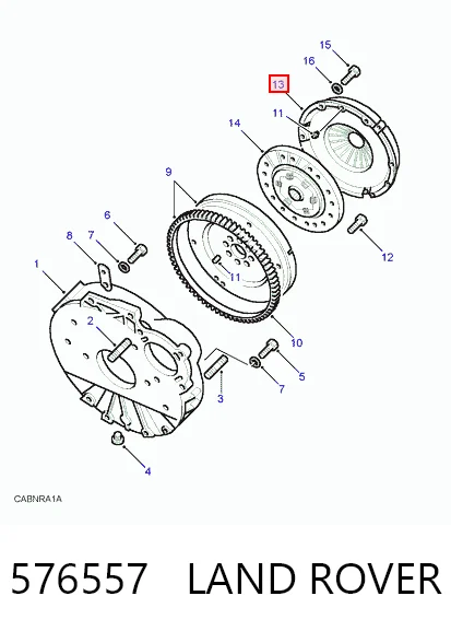 1490375 Ford Натискний диск зчеплення