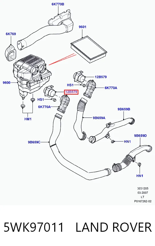 Купити ДМРВ Land Rover Range Rover SPORT I L320