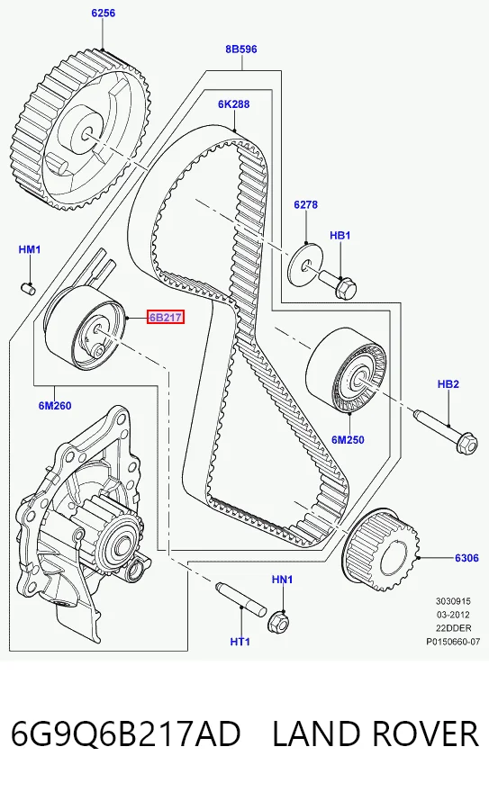 Ролик натягувач на Mitsubishi Outlander II XL CWW